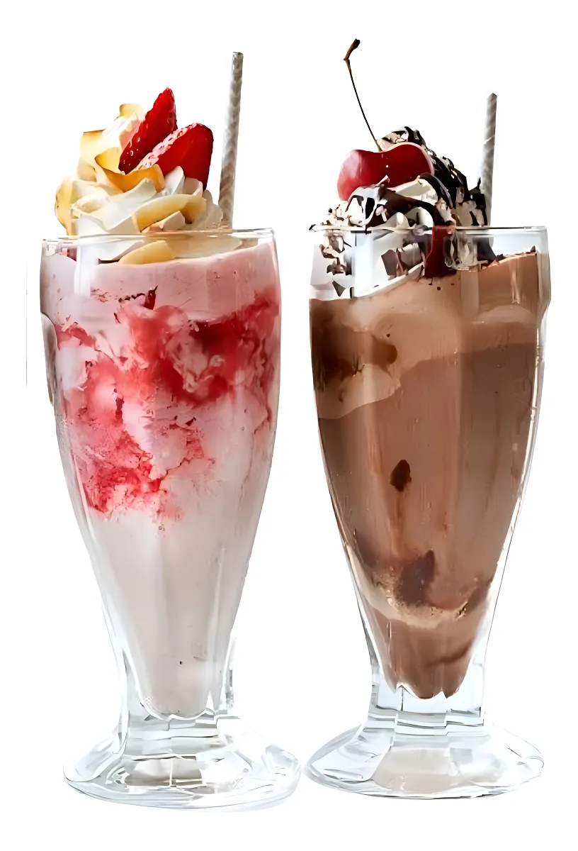 Juego 6 Vasos para Malteada