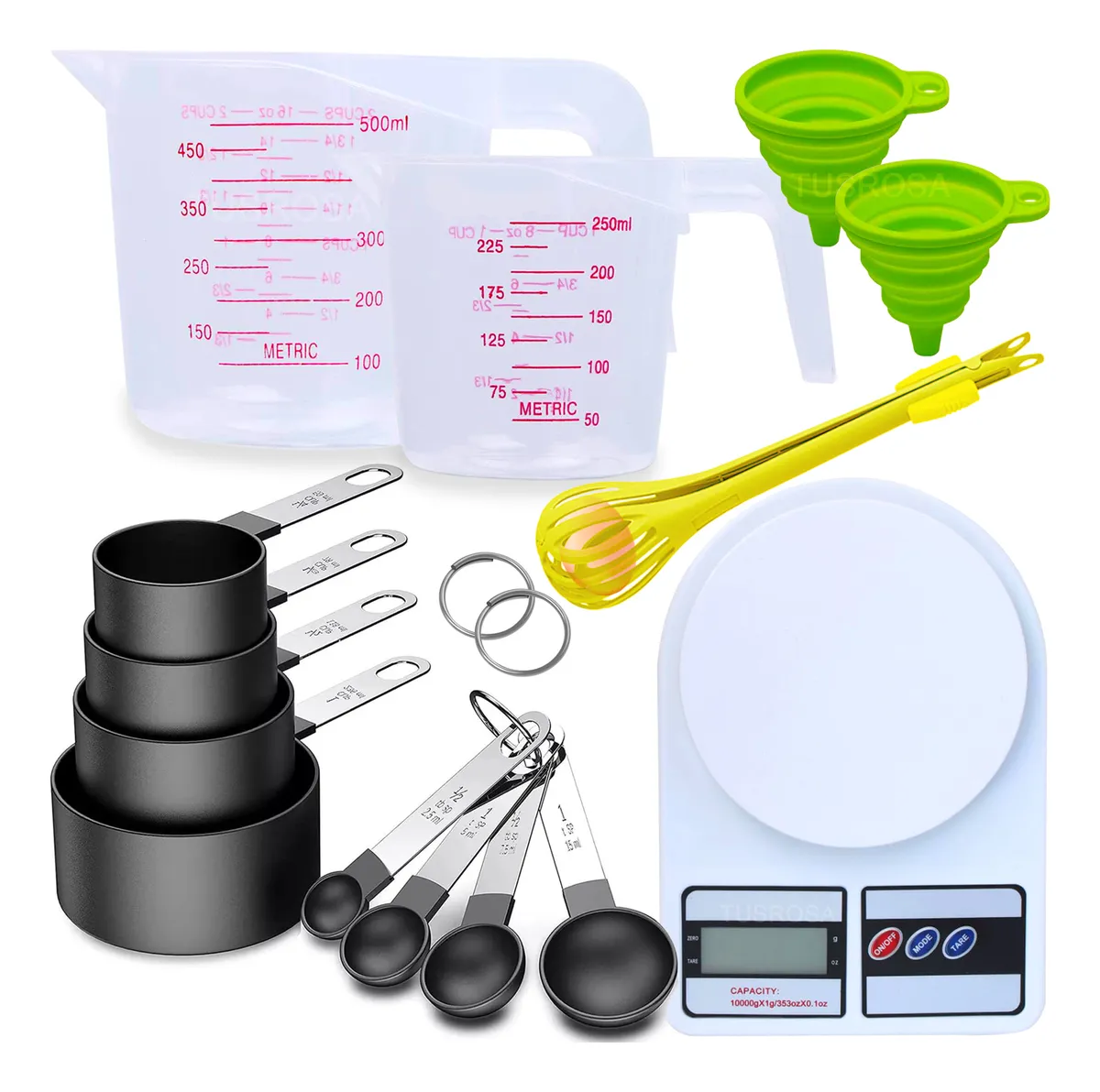 Tazas Y Cucharas Medidoras +bascula