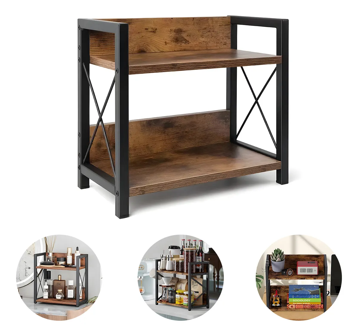 Estante color marrón