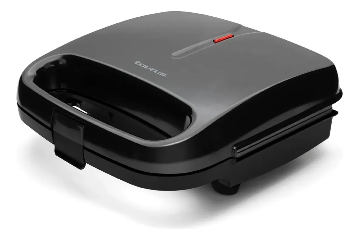 Sandwichera Antiadherente Taurus Cosmos 2 Sandwiches 750w Negro