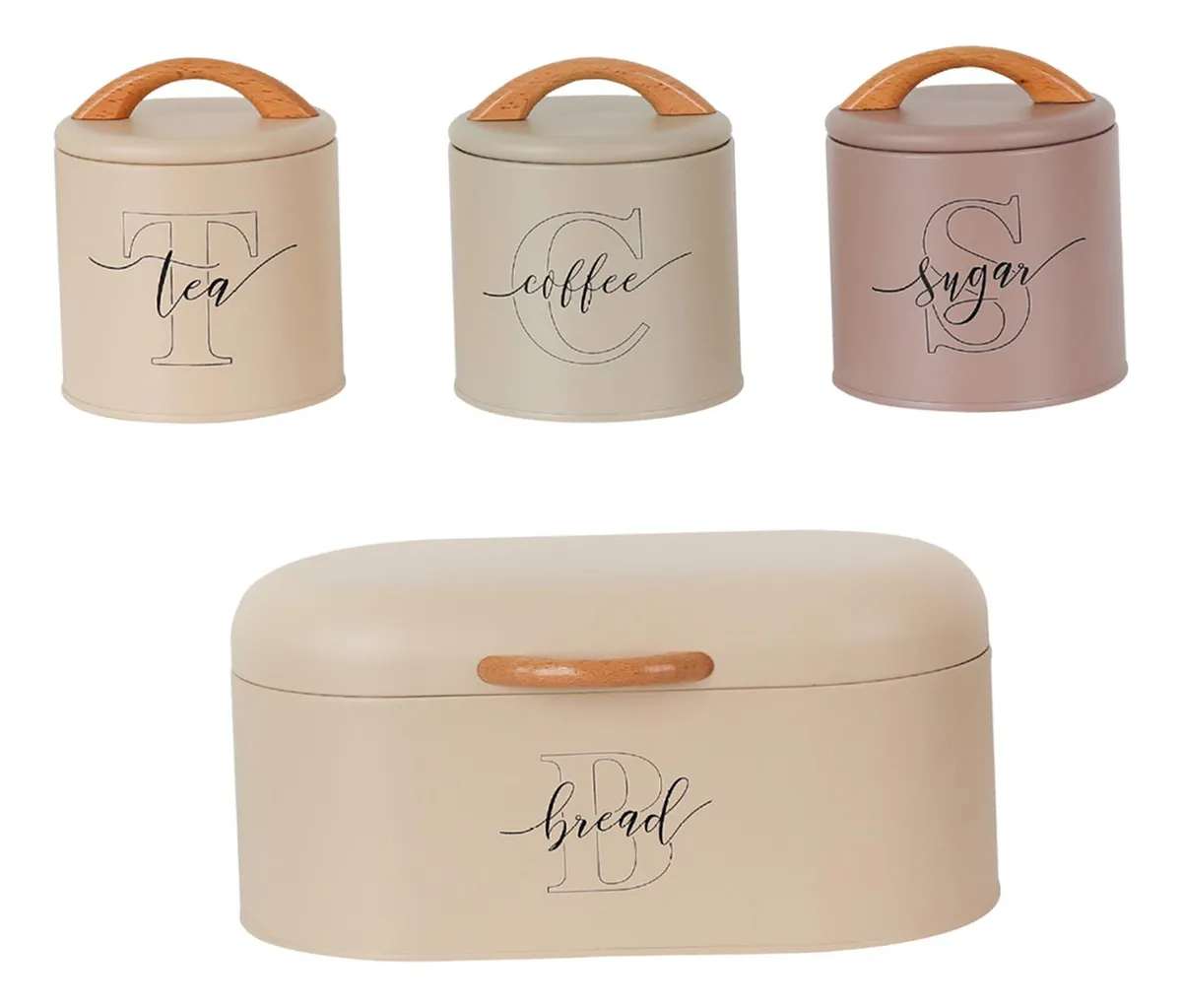 4 Botes De Azúcar, Café Y Té