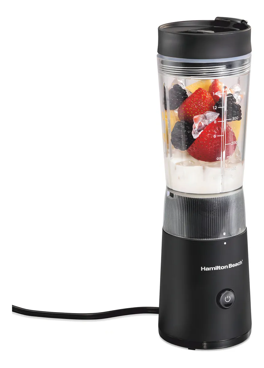 Licuadora Personal Hamilton Beach Aprueba De Fuga 14 Oz Color Negro