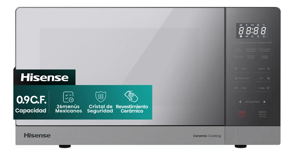 Hisense 0.9 C.F. Microondas