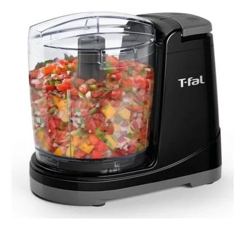 Procesador T-fal Mf2528mx 2 Velocidades Capacidad De 3 Tazas Color Negro