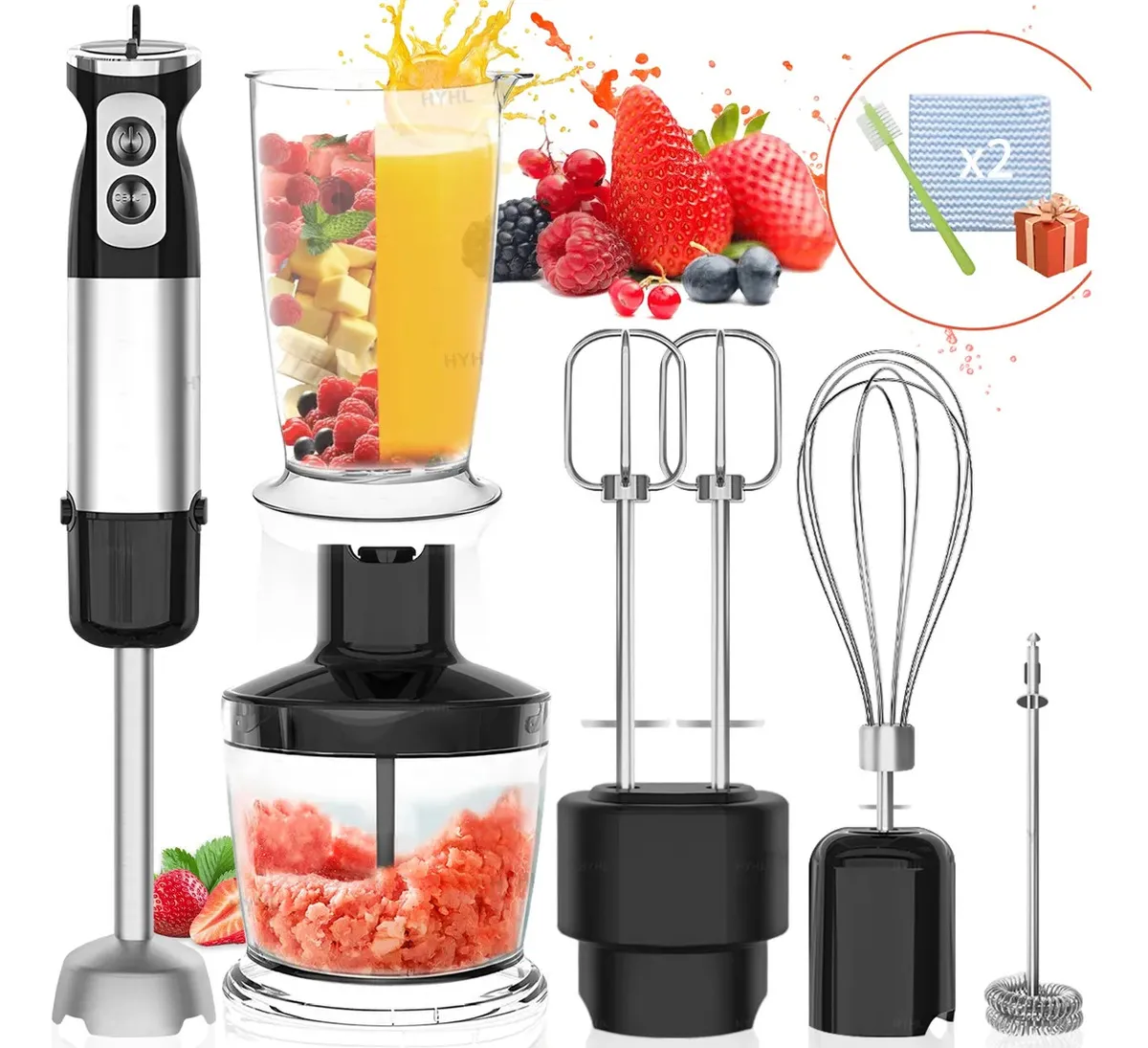 Batidora de inmersión multifuncional de alta potencia 7 en 1 merion