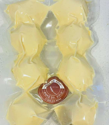 Arepas de queso empacadas al vacío - PAQUETE x100