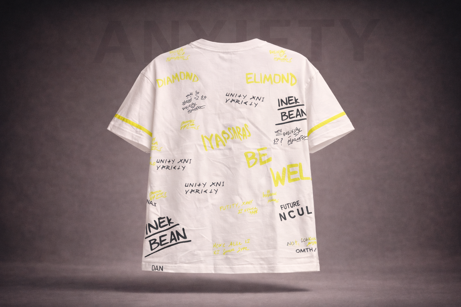 Graffiti Print Print T-Shirt