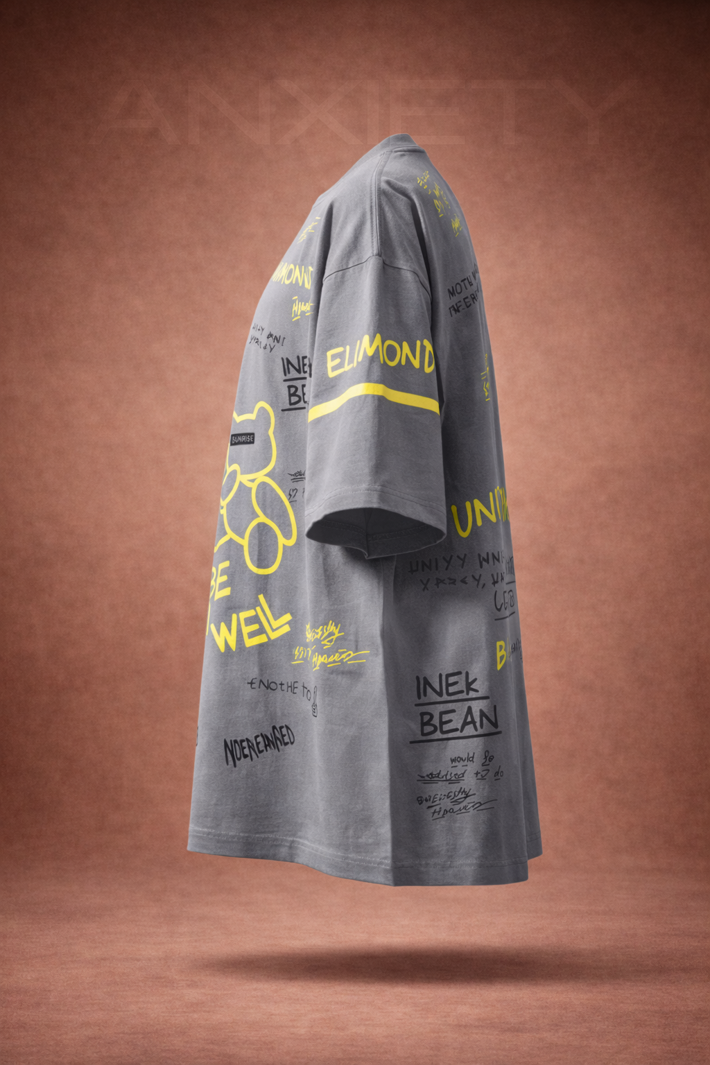 Graffiti Print Print T-Shirt