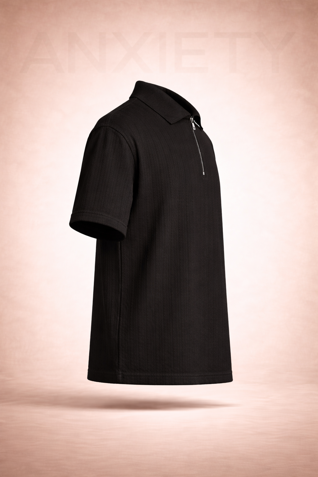 Men's Zip Polo Shirt