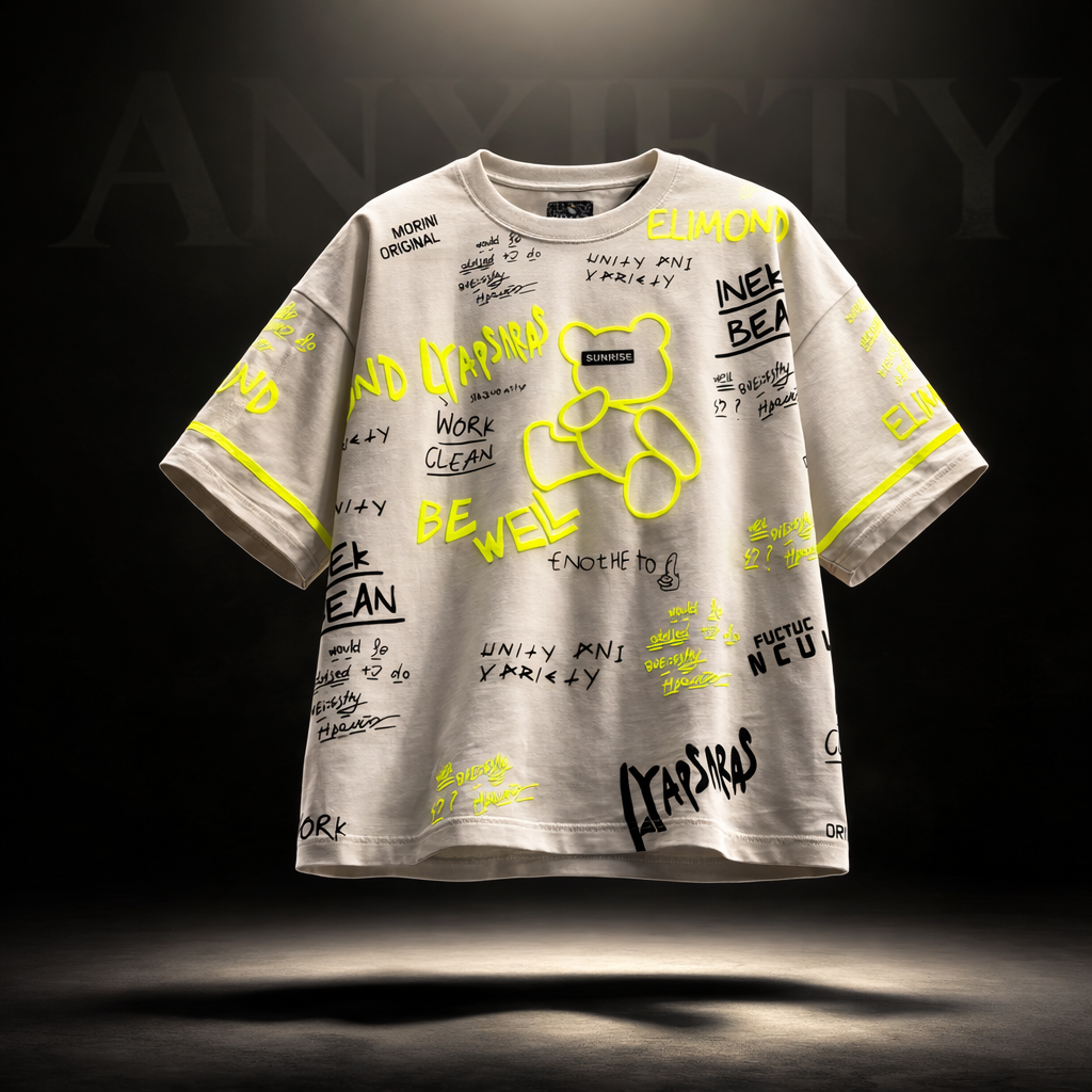 Graffiti Print Print T-Shirt