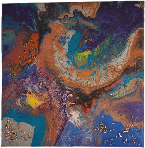 Cosmic Abstract Digital Art