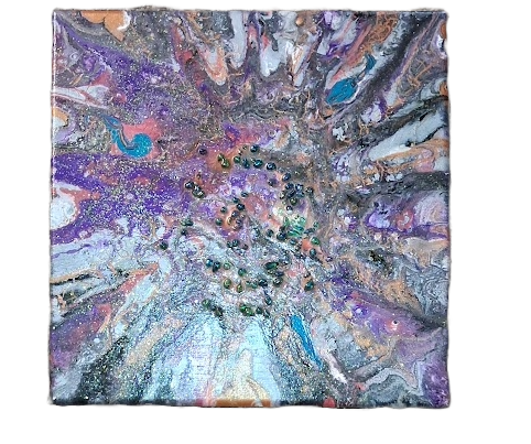 Cosmic Abstract Digital Art