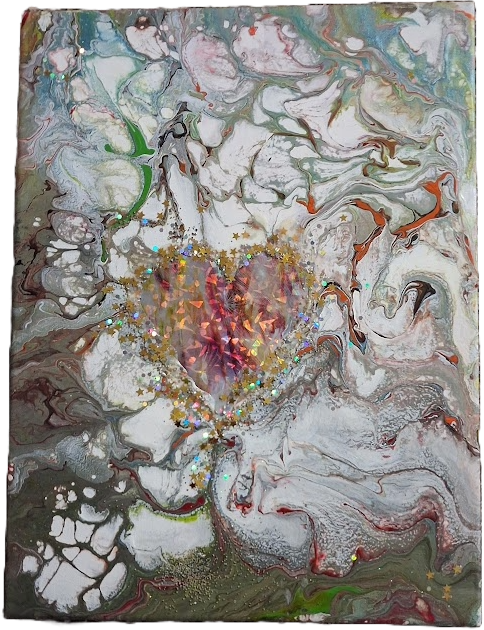 Abstract Heart Digital Art