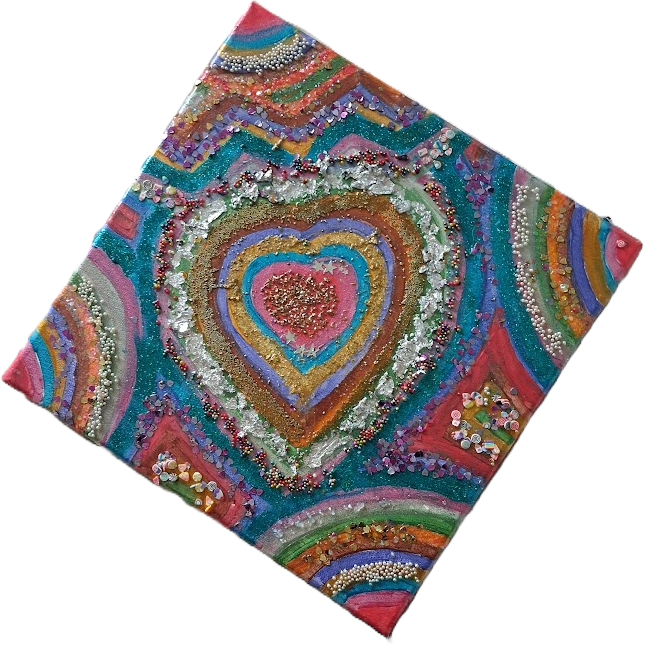 Vivid Heart Digital Art