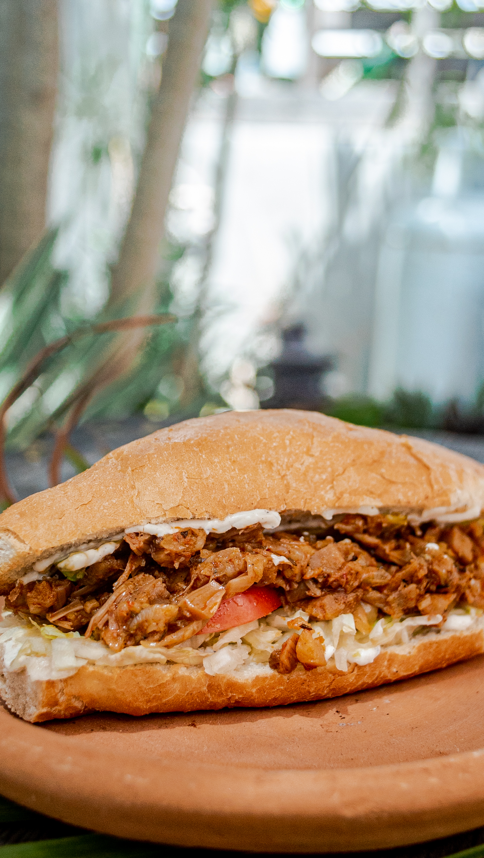 Vegan Pastor Sandwich