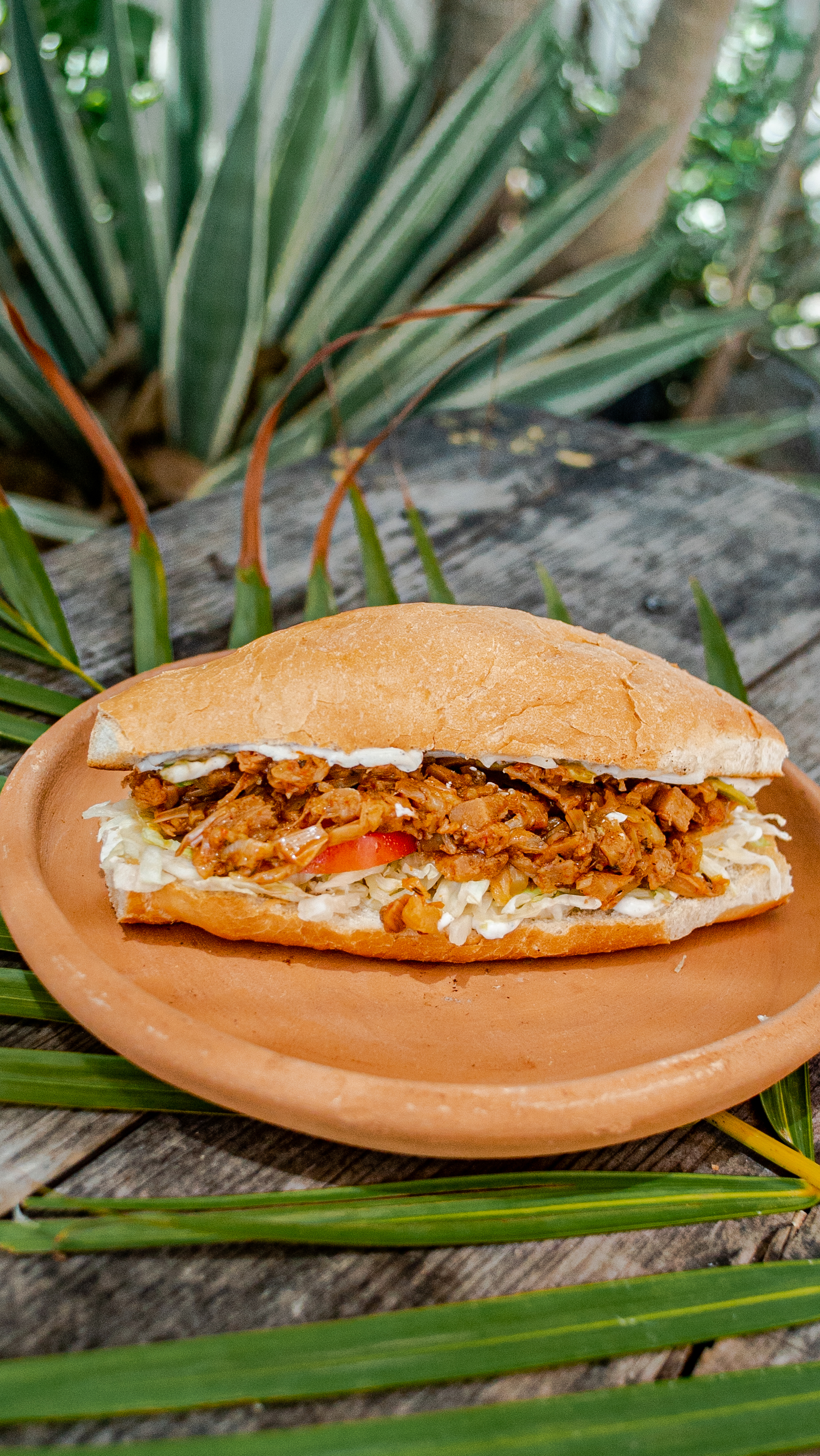 Vegan Pastor Sandwich