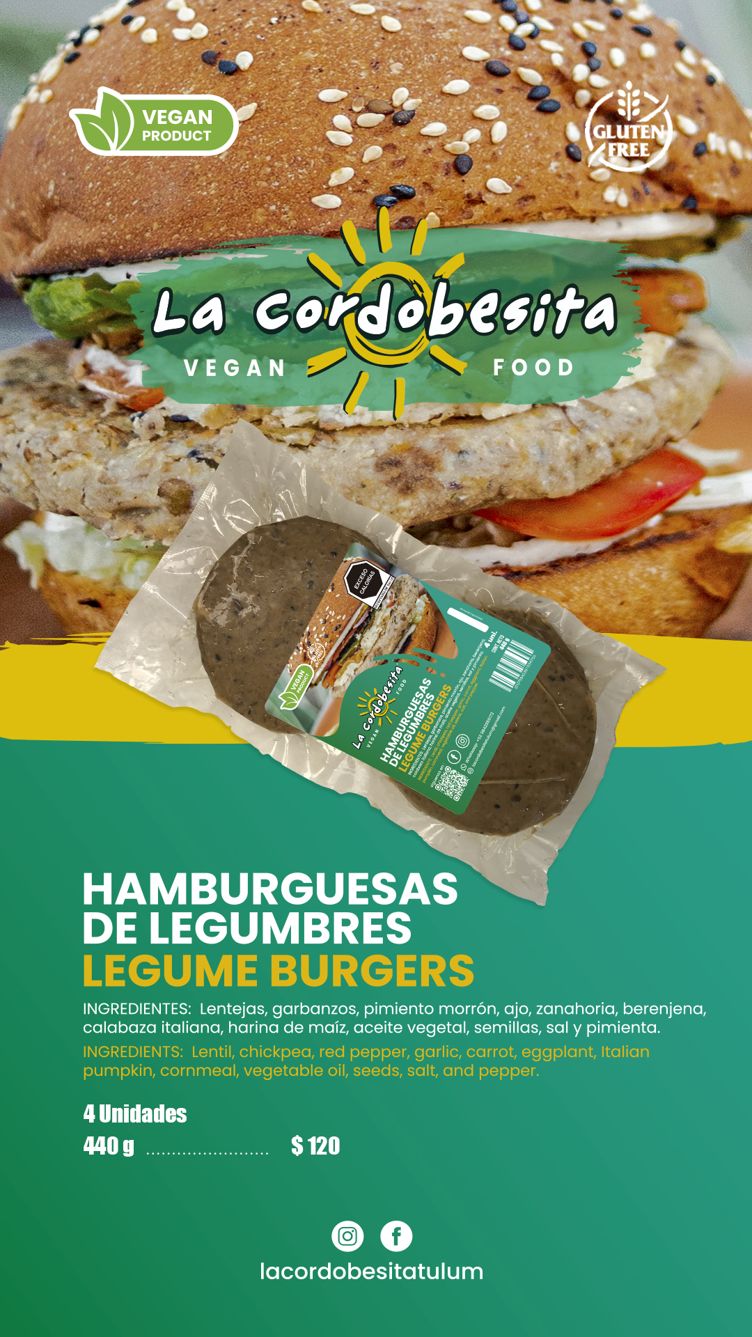 Legume Burgers