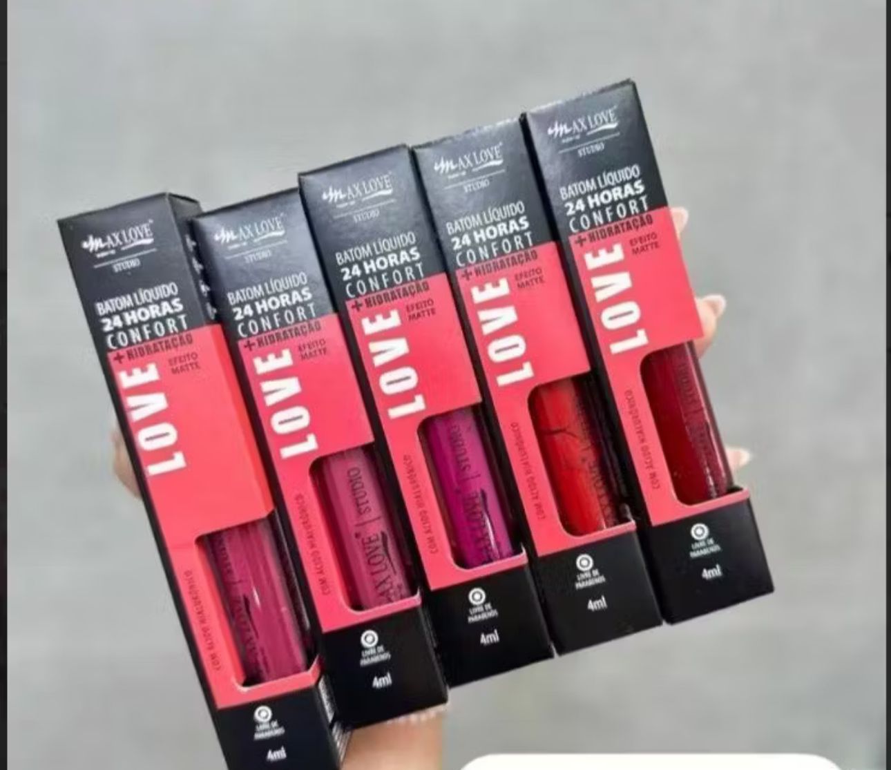 Batom Líquido LOVE 24h