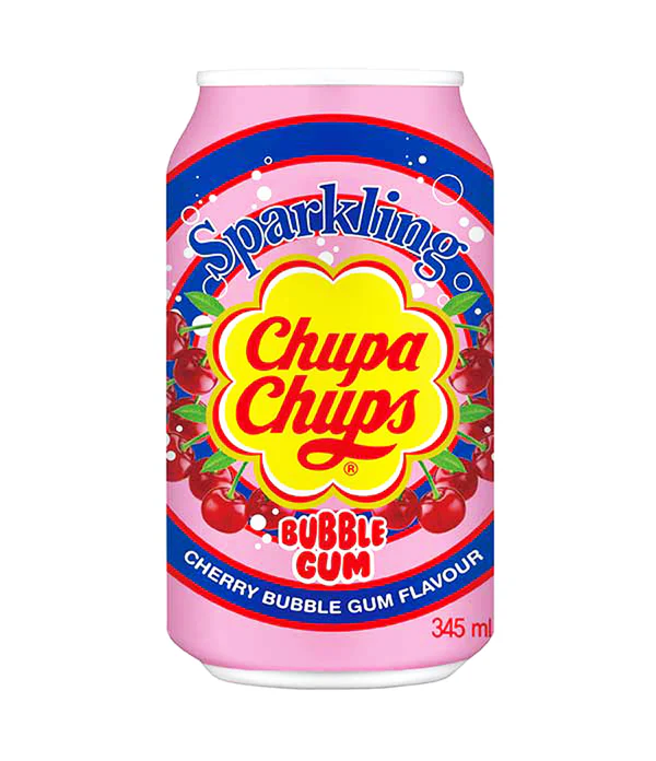Chupa Chups Sparkling Cherry Bubble Gum Aromalı İçecek