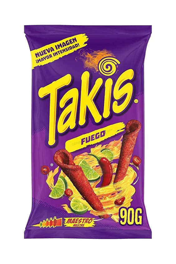 Takis Fuego Acılı Mısır Cipsi 90g