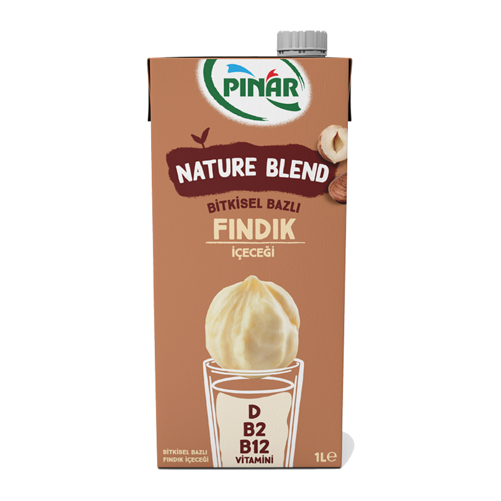 Pınar Nature Blend Bitkisel Bazlı Fındık İçeceği 1L
