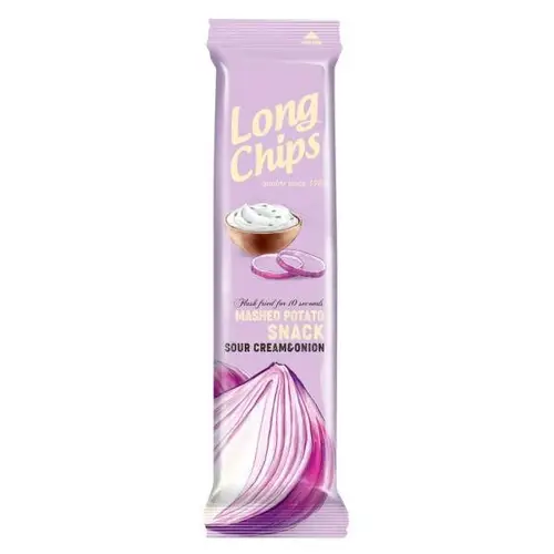 Long Chips Ekşi Krema & Soğan Aromalı Patates Cipsi