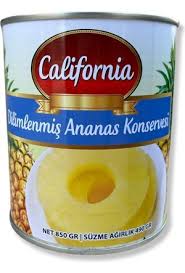 Dilimlenmiş Ananas Konservesi