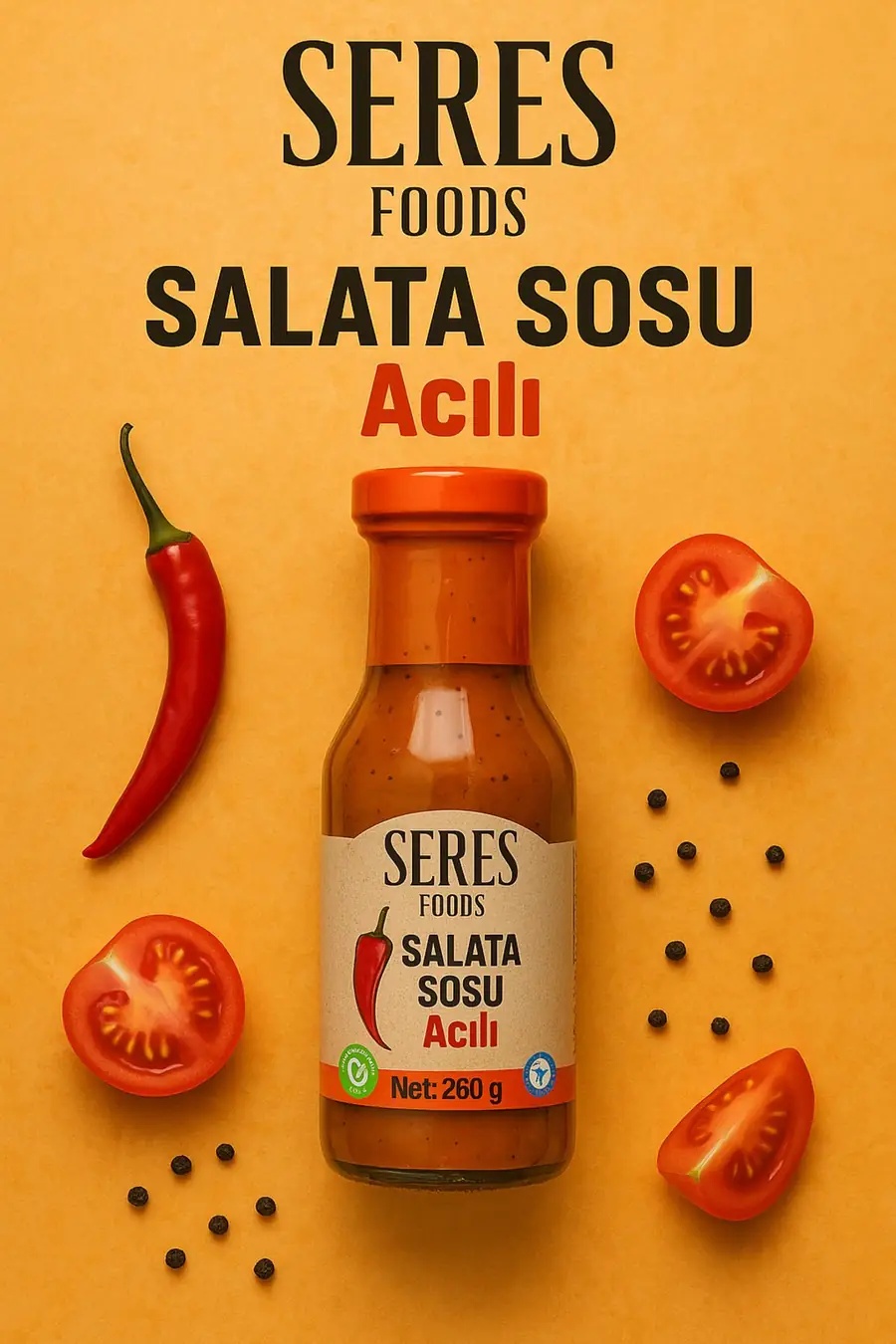 Seres Acılı Salata Sosu