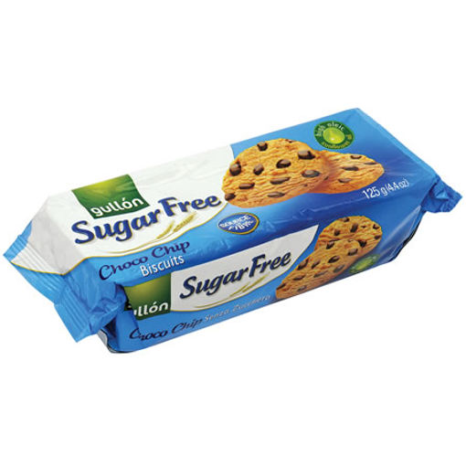 Gullón Şekersiz Çikolata Parçalı Bisküvi