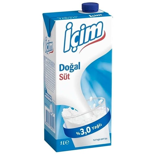 İçim Doğal Süt 1L