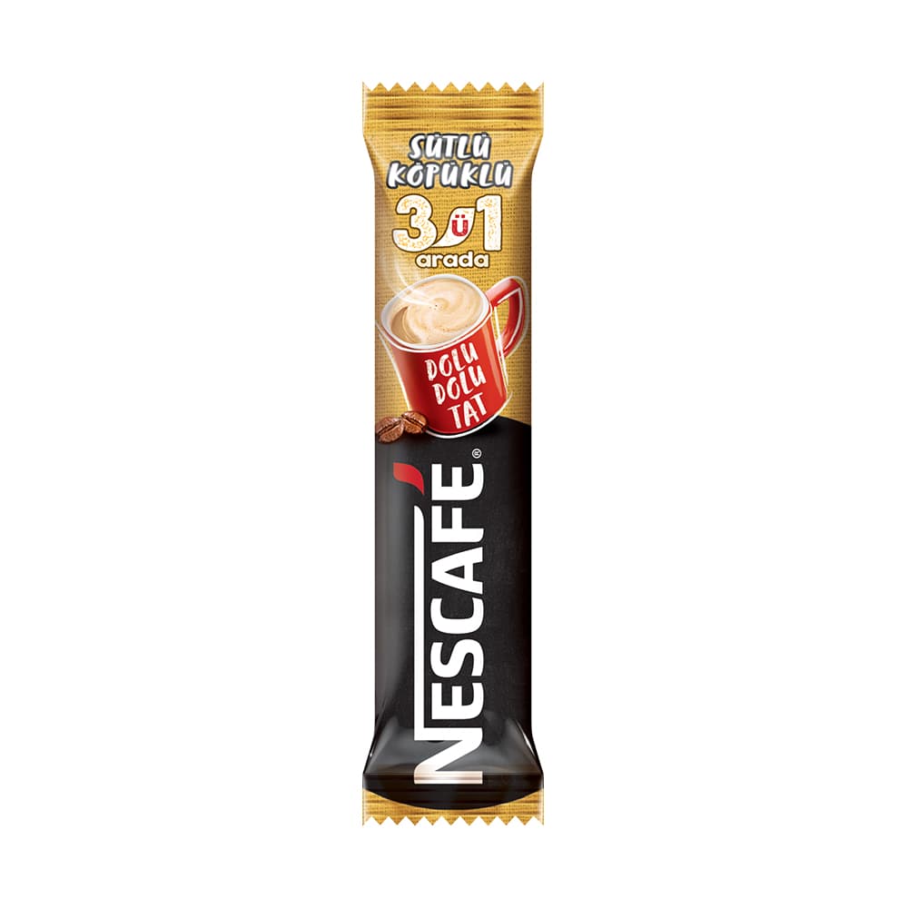 Nescafe 3'ü 1 Arada Sütlü Köpüklü