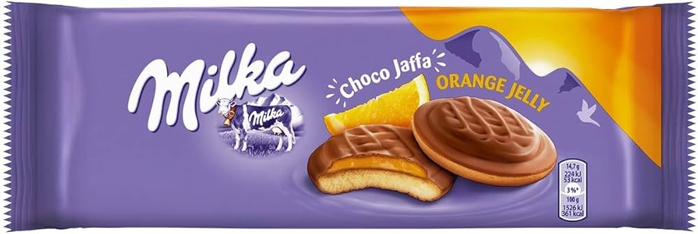 Milka Choco Jaffa Orange Jöle Bisküvi
