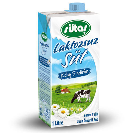 Sütaş Laktozsuz Süt 1 Litre