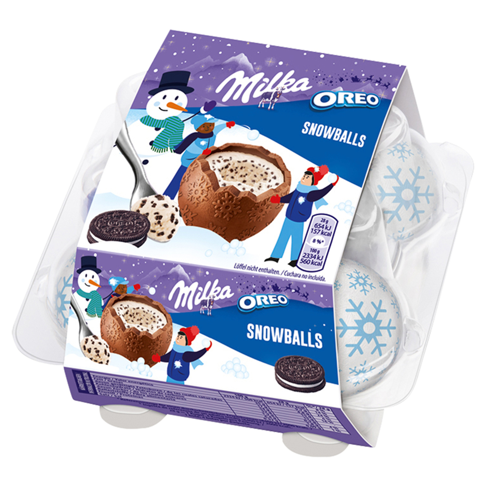 Milka Oreo Snowballs
