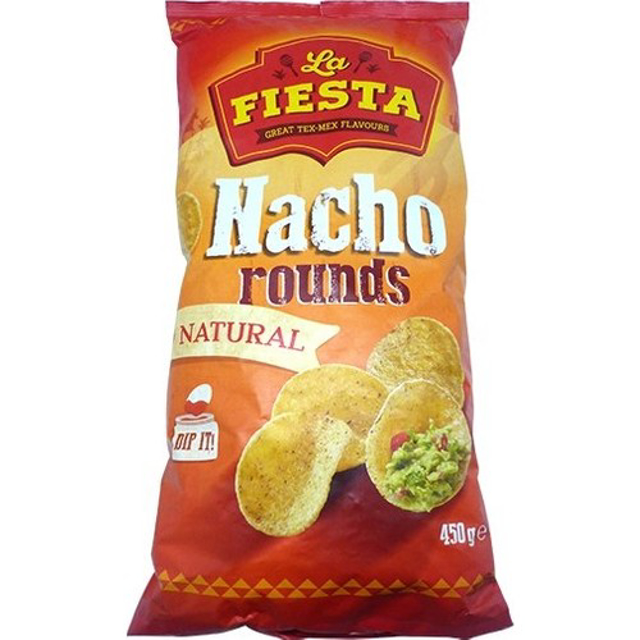 La Fiesta Nacho Rounds Natural 450g