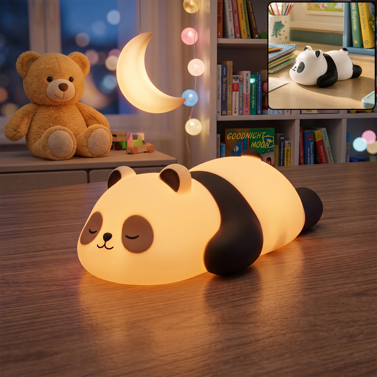 Sleepy Panda Digital Art