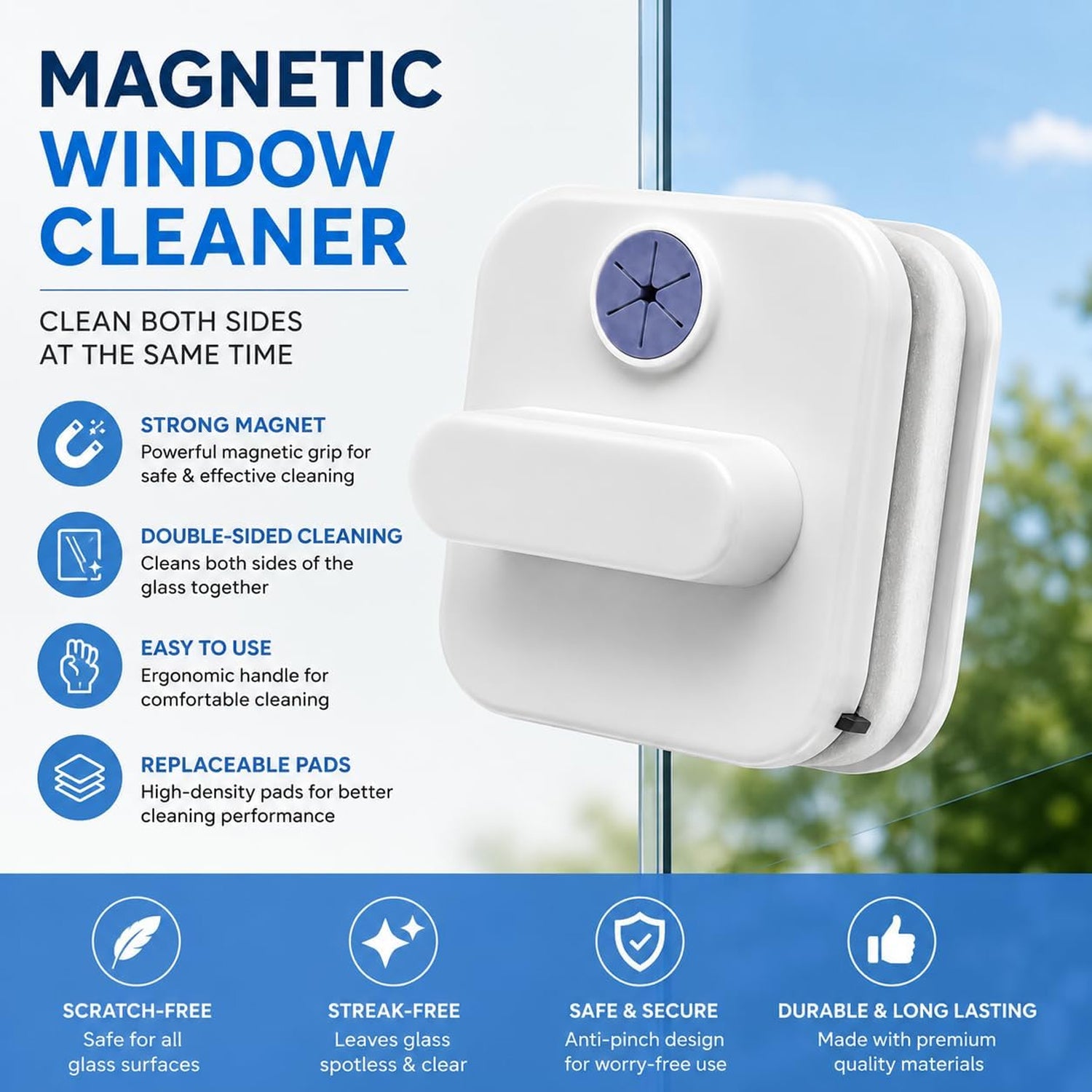 Magnetic Window Cleaner