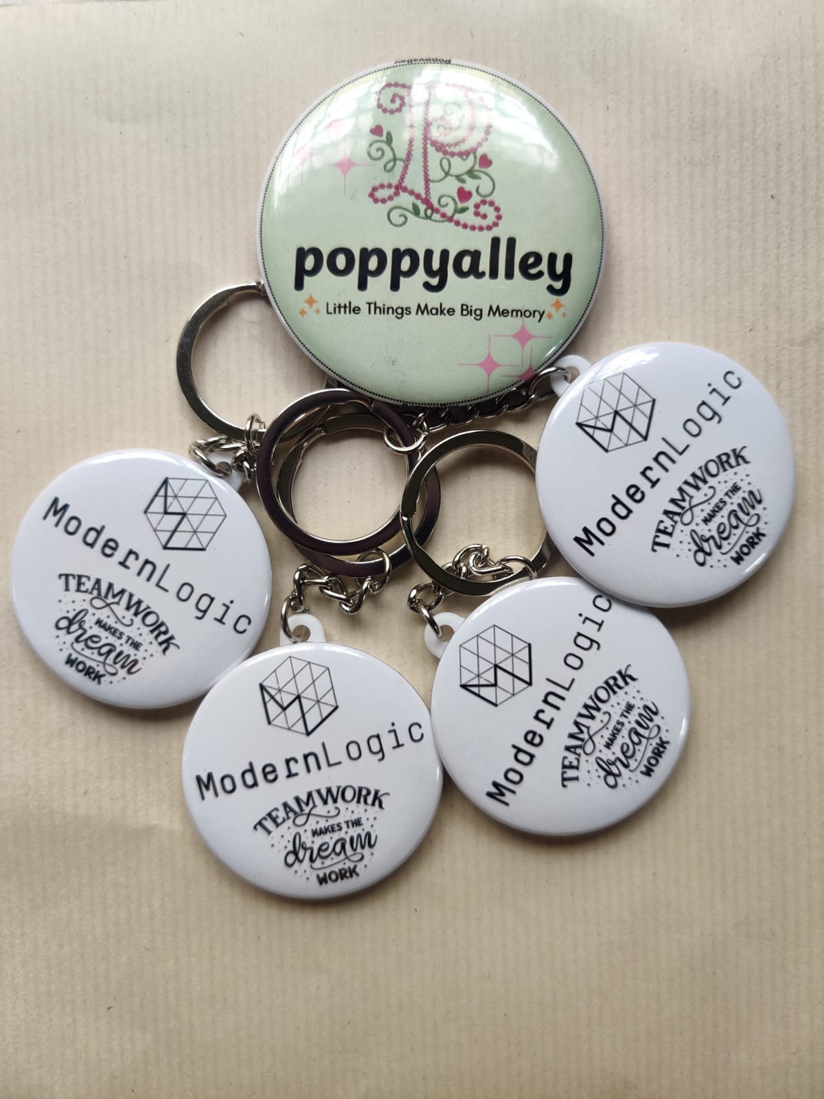 Customized Company Keychain