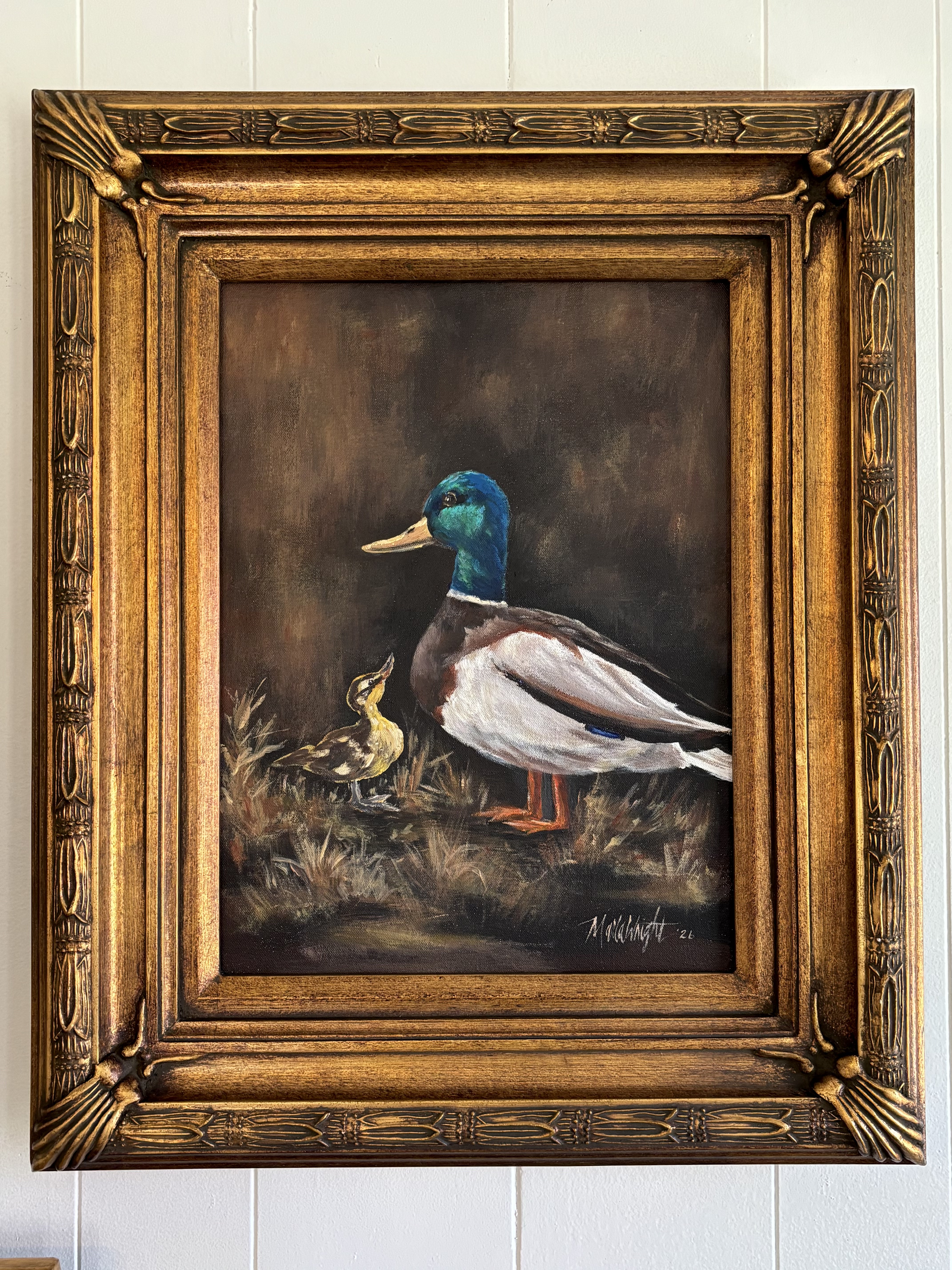 Father Son Mallard Print