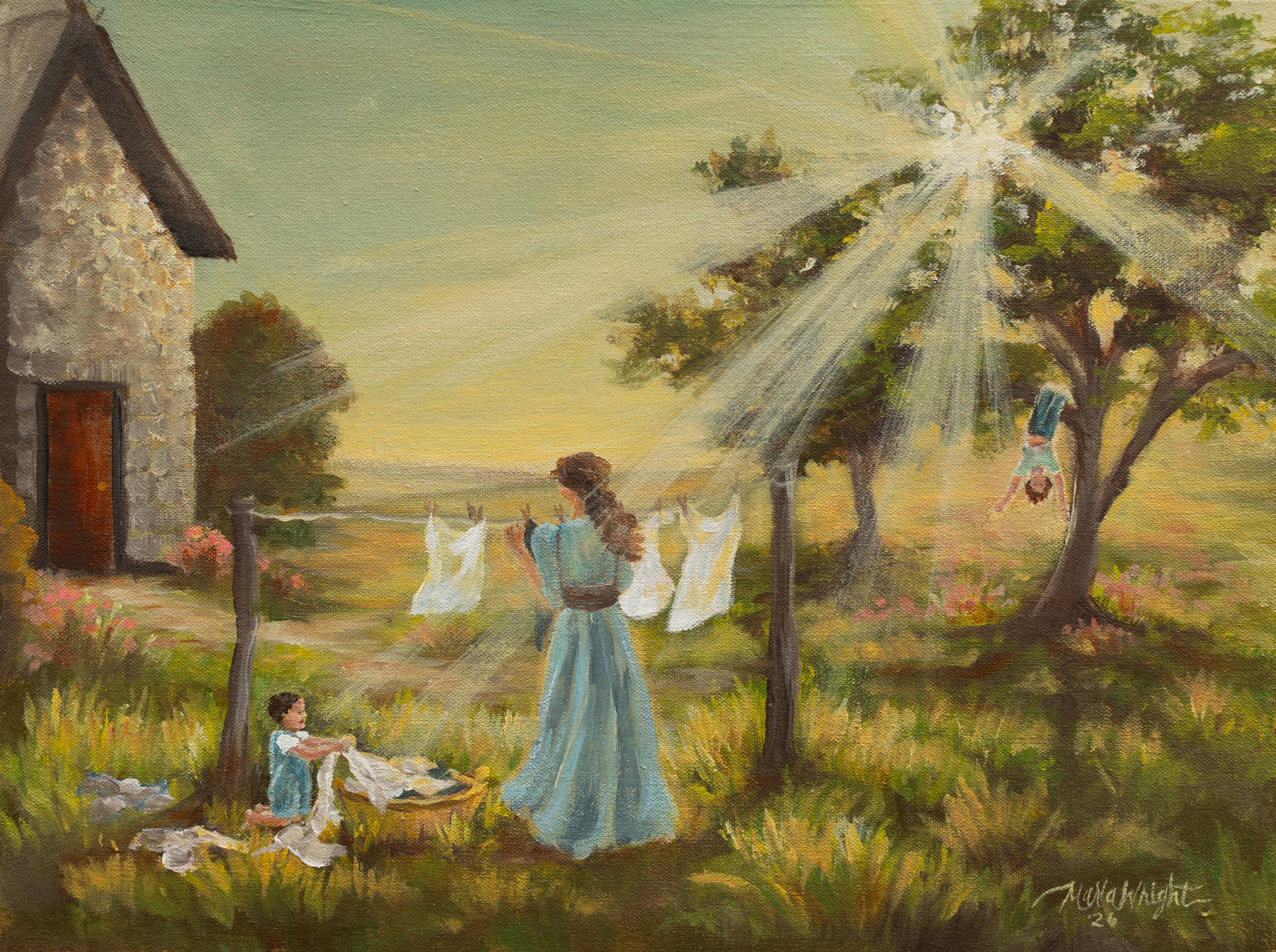 Gently Leading Laundry Print