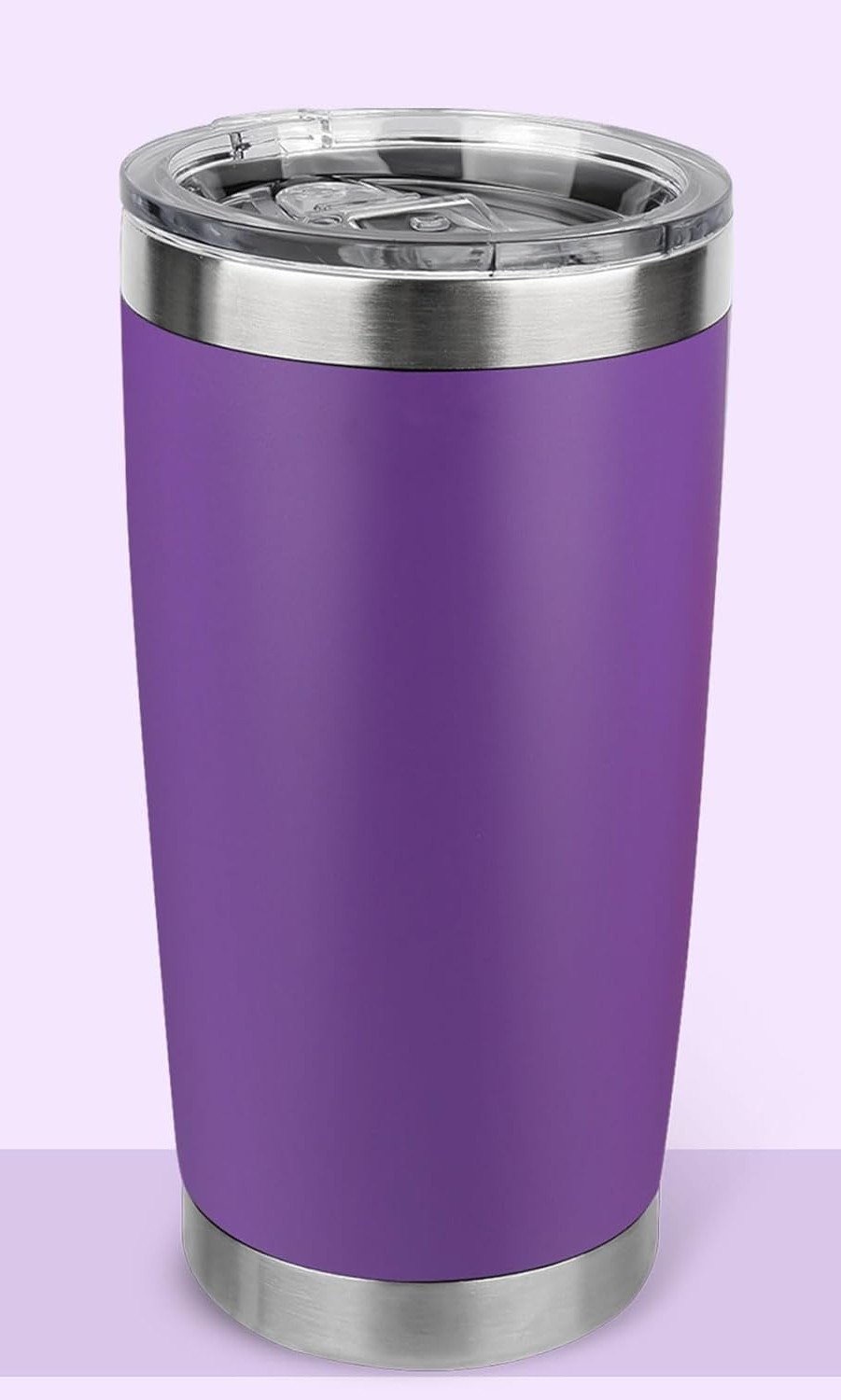 Purple Stainless Steel Tumbler