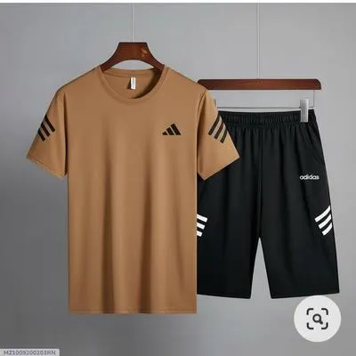 Men’s Premium Summer Track Set BROWN COLOUR