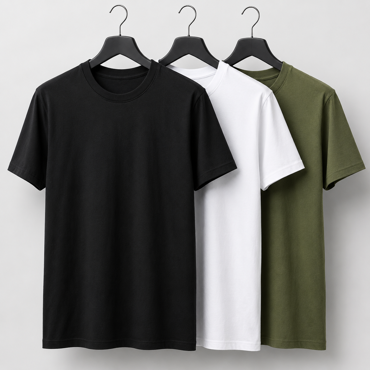 Export Quality  Cotton T-Shirt Set of 3 