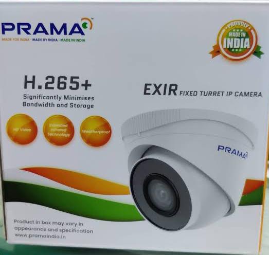 PRAMA EXIR Fixed Turret IP Camera