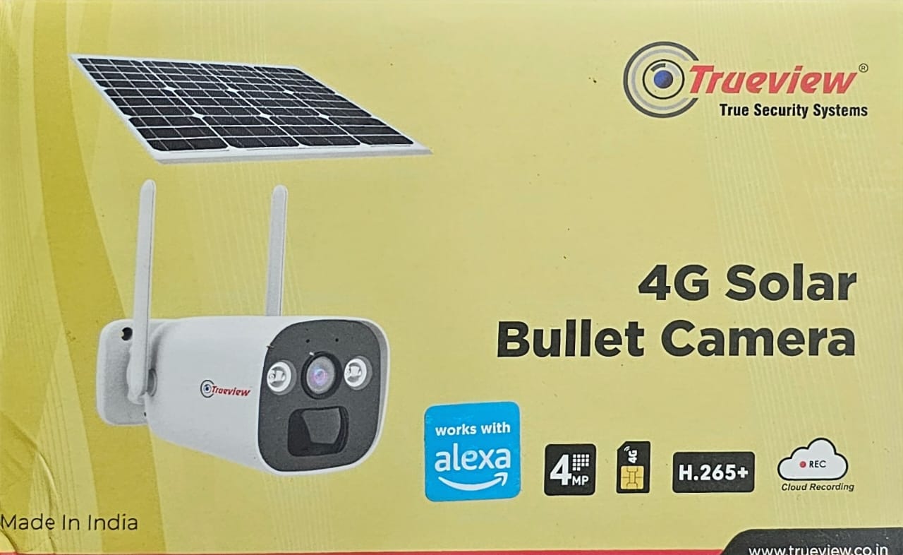 4G Solar Bullet Camera
