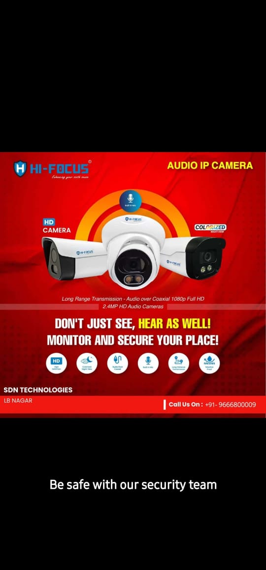 Hi-Focus Audio IP Camera