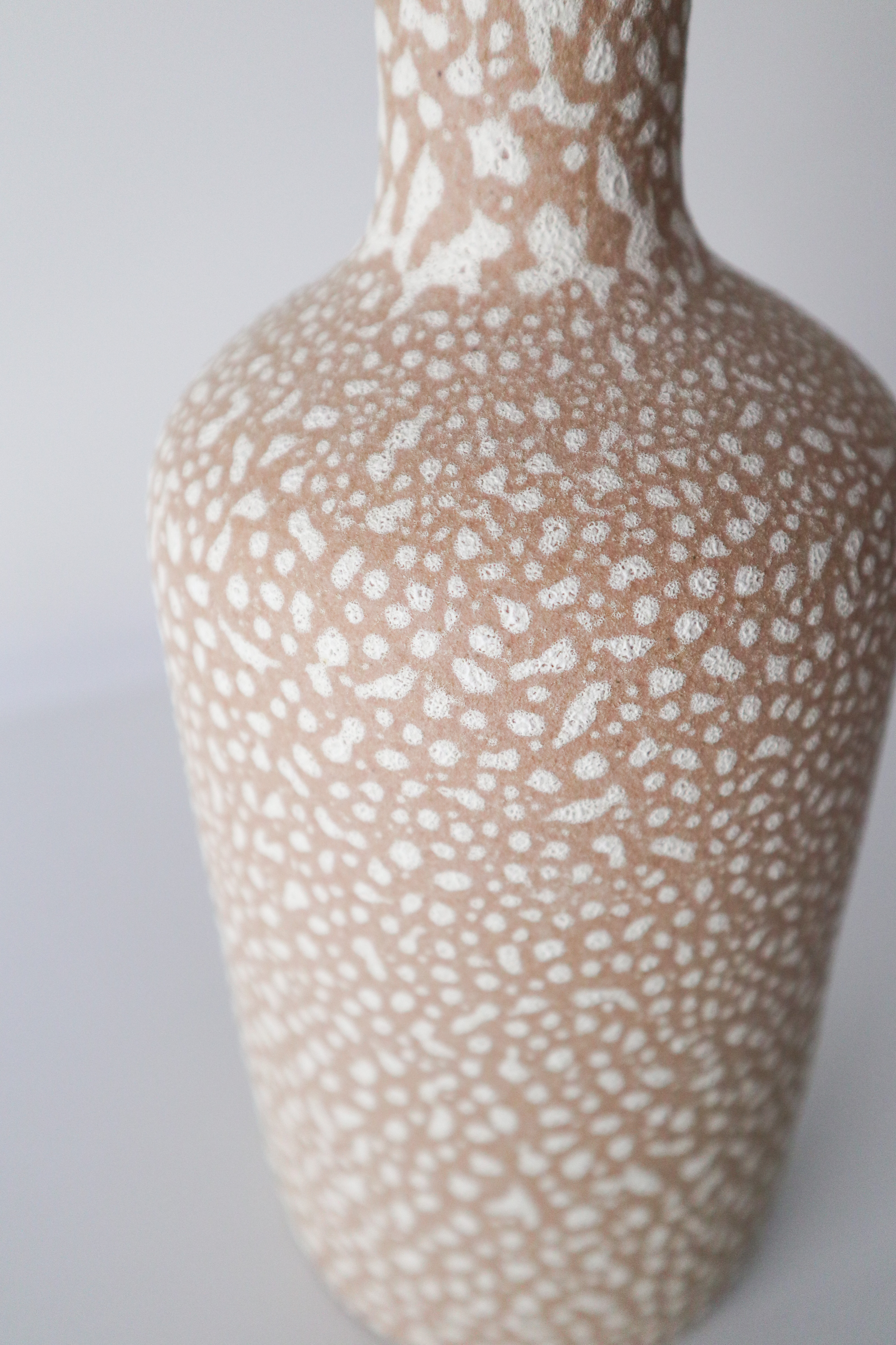 waterproof Textured Ceramic Vase • Wabi Sabi Organic Modern Pottery • Minimalist Home Decor Mio