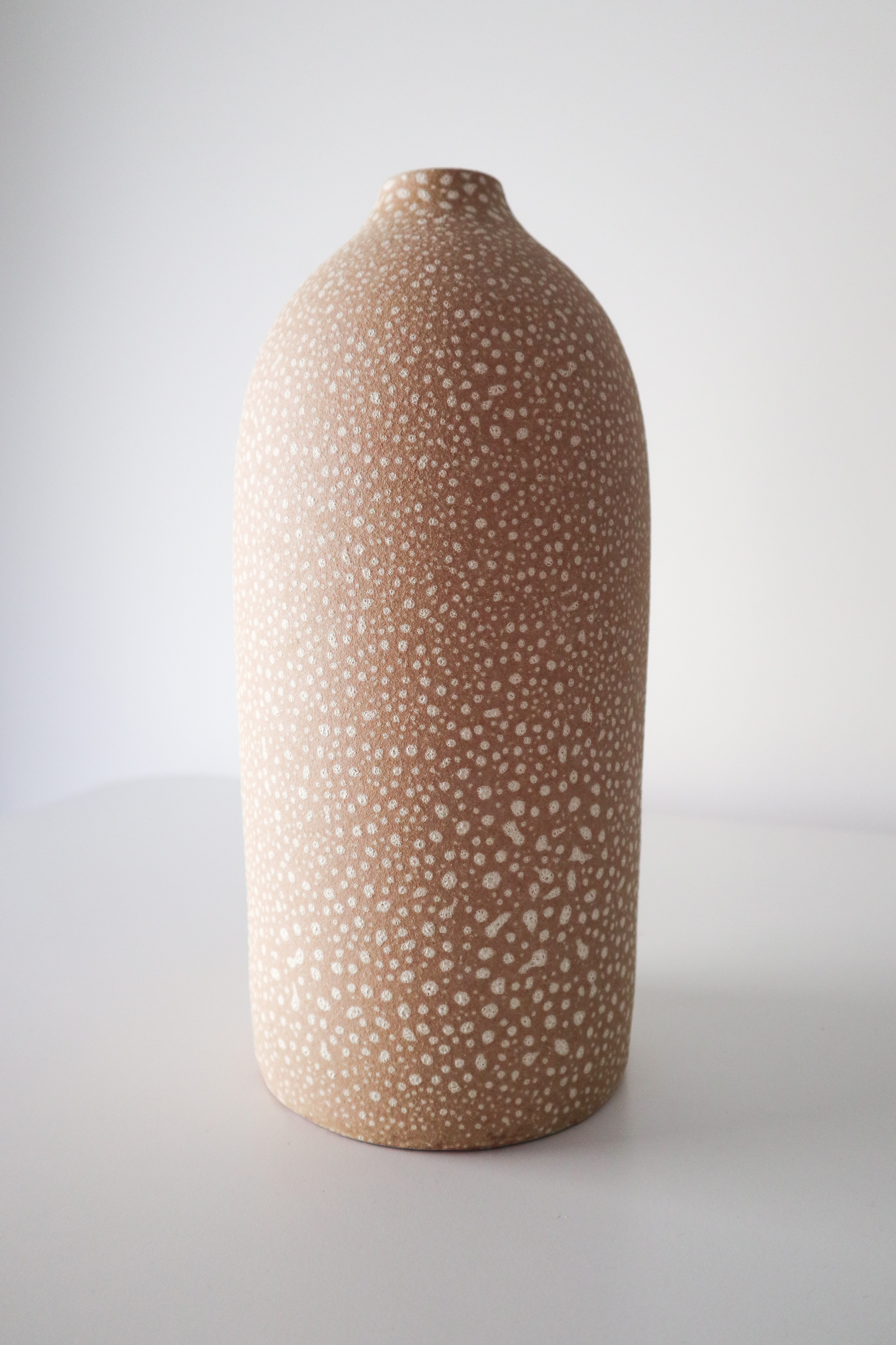 waterproof Textured Ceramic Vase • Wabi Sabi Organic Modern Pottery • Minimalist Home Decor Mio