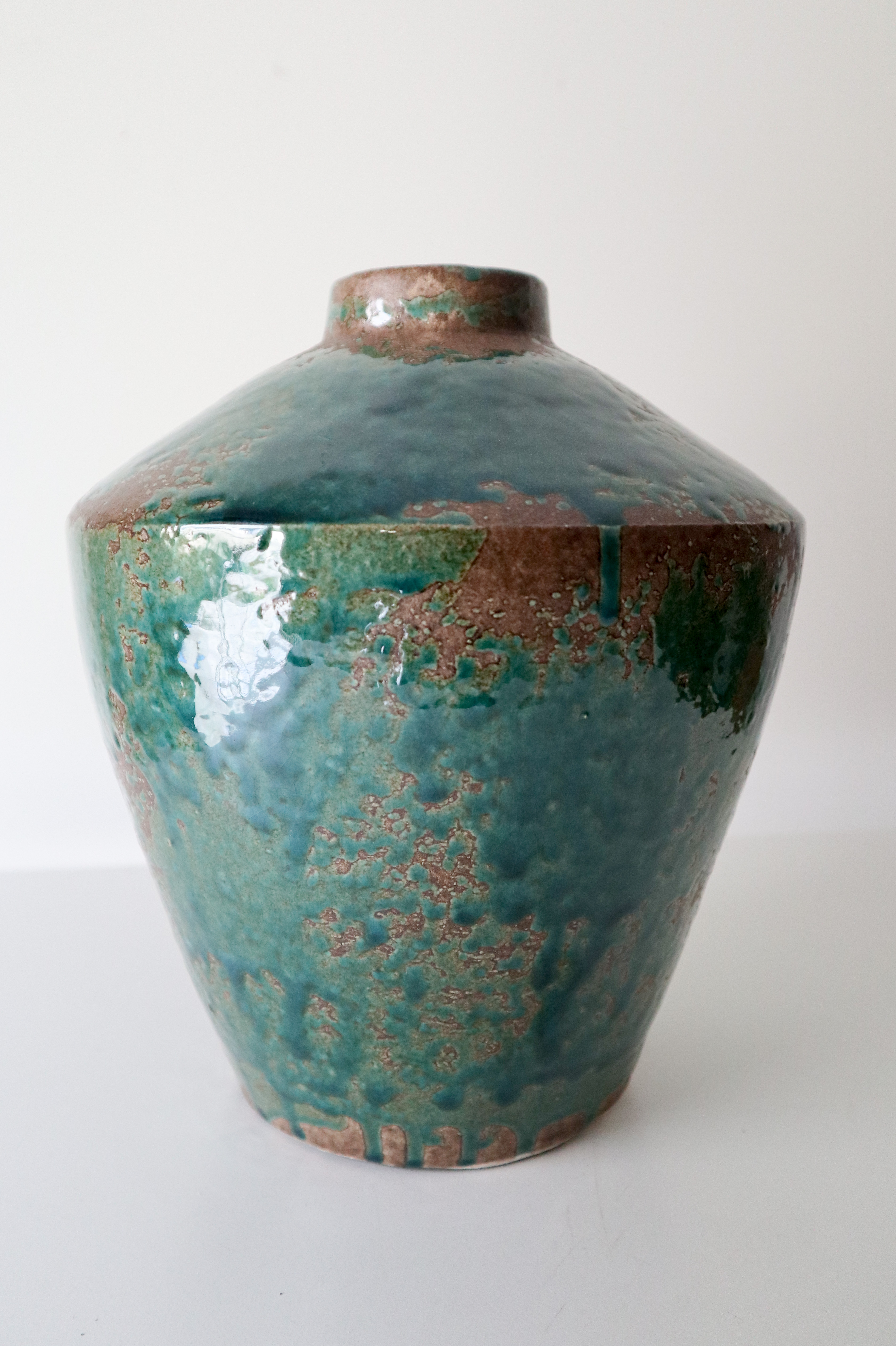 Textured Ceramic Vase • Wabi Sabi Organic Modern Pottery • Minimalist Home Decor Akebono