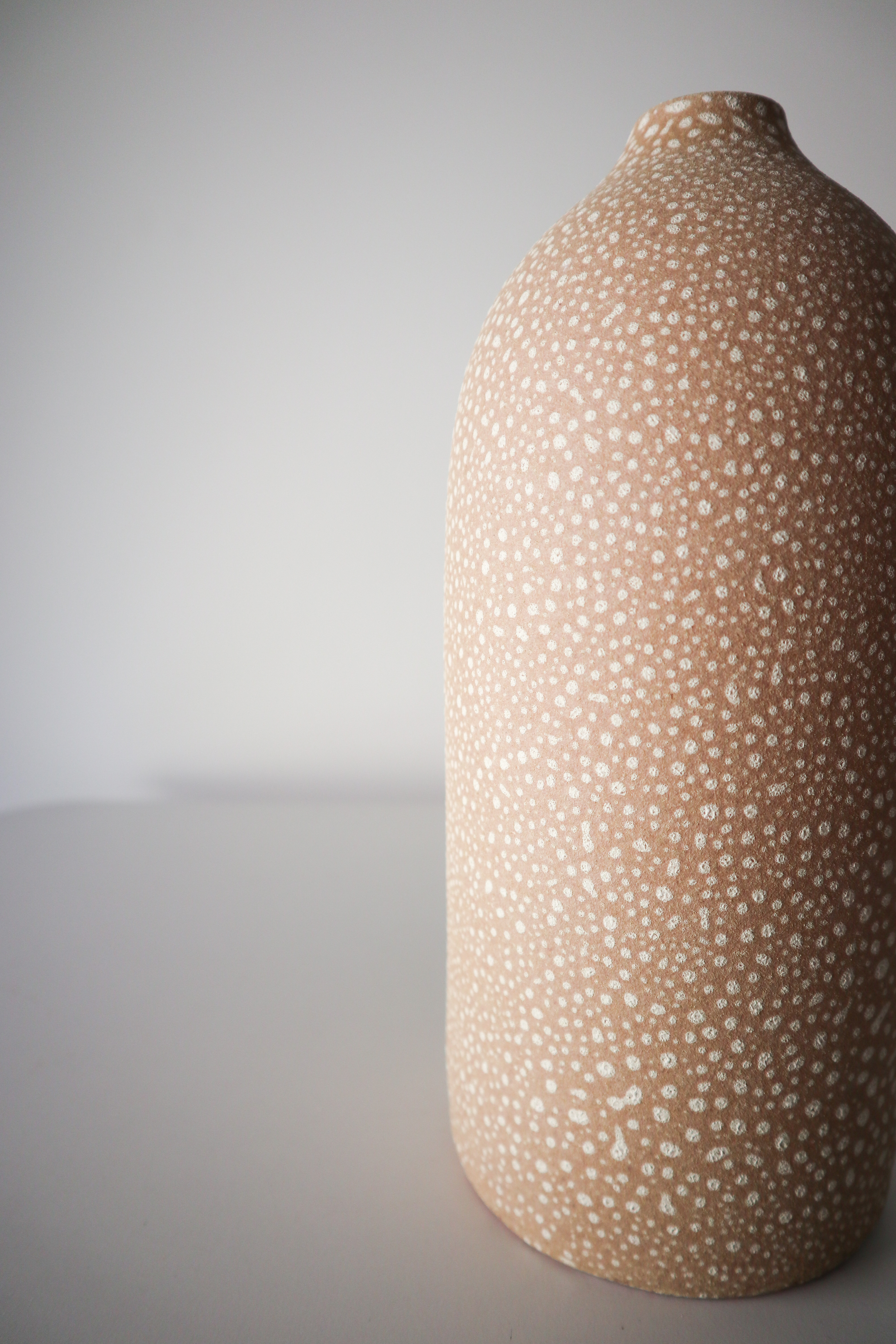 waterproof Textured Ceramic Vase • Wabi Sabi Organic Modern Pottery • Minimalist Home Decor Mio